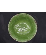 Pier 1 Imports Carmelo Green Rustic Crackle Melamine 7&quot; Bowl Replacement - $276.11 MXN