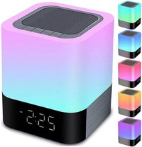 Bluetooth Speaker With Night Lights, Bluetooth Speaker With Alarm, Mp3 Player. - £34.54 GBP