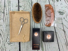 Mens Gifts for Men Beard Care Grooming Trimming Kit Plus Shaving Cream - £17.91 GBP