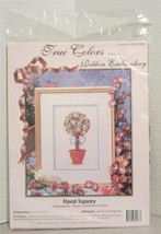 Floral Topiary-Ribbon Embroidery Kit-True Colors - £14.70 GBP