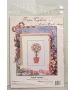 Floral Topiary-Ribbon Embroidery Kit-True Colors - £14.69 GBP