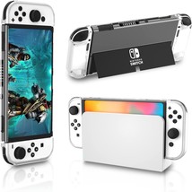 Switch Oled Protective Case, Hard Carry Case Compatible With Nintendo, Clear. - £35.92 GBP