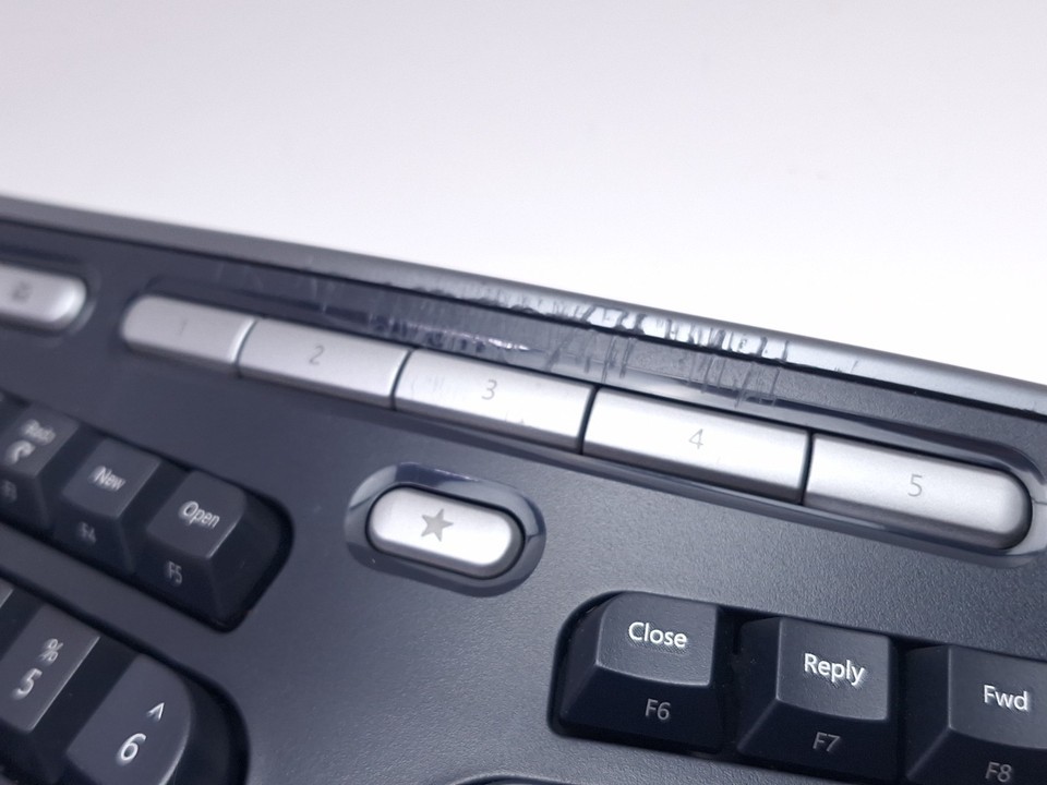 Microsoft Natural Ergonomic Keyboard 4000 V1.0 USB Wired Black  TESTED Item image 7