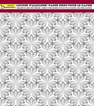 School Locker Magnetic Wallpaper - Pack of 12 Sheets - Black and White vr28 - £46.97 GBP