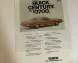 1973 Buick Century Vintage Print Ad Advertisement pa10 - $7.91