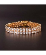 Zircon Tennis Bracelet Chain Charm Hip Hop Style Fashion Jewelry - $39.99