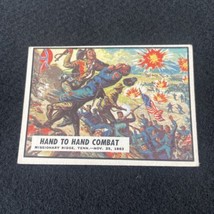 1962 Topps Civil War News Card #57 HAND TO HAND COMBAT Vintage 60s Trading Cards - £15.46 GBP