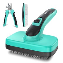 Dogs Self-Cleaning Slicker Brush for Shedding Long and Short - £23.18 GBP