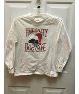 The Salty Dog Cafe Christmas Santa hat Long Sleeve T Shirt Youth Large - $14.36