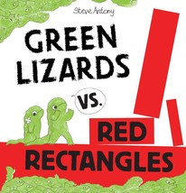 Green Lizards vs. Red Rectangles Hardcover Book - £6.26 GBP