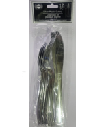 Caterer's Corner Silver Plastic Cutlery 12 Piece Set - $5.44