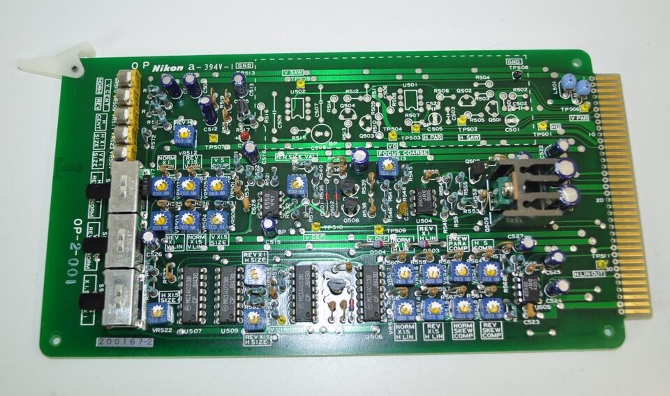 Nikon Microscope Camera Control A-394V-I  Circuit Board Card Model# OP-2... - $113.99