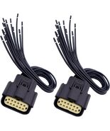 68364272AA 2PCS Halogen Headlight Connector Harness Pigtail Compatible with - $17.99
