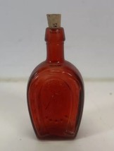 Vintage Wheaton Miniature Bottle Red Horseshoe 3” - £8.69 GBP