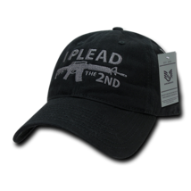 I Plead the 2nd Amendment AR-15 Patriotic Relaxed Fit Hat Black Tactical Cap - £14.85 GBP