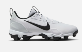 Nike Force Trout 9 Keystone Low Rubber Baseball Cleats White/Black 8.5 FB9728100 - £36.67 GBP