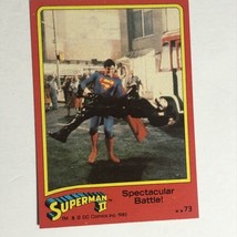 Superman II 2 Trading Card #73 Christopher Reeve - £1.57 GBP