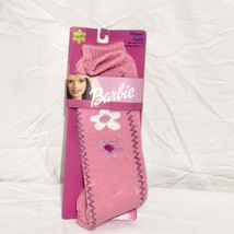 Vintage Barbie Slipper Socks One Size Fits All Shoe Kid Size 11-3 Soft P... - $14.84