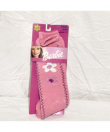 Vintage Barbie Slipper Socks One Size Fits All Shoe Kid Size 11-3 Soft P... - $20.12 CAD