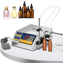 Liquid Filling Machine 2-Head Peristaltic Pump 5 Oz Automatic Bottle Fil... - $446.62