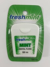 Freshmint Waxed Dental Floss, 100 yds., Mint Flavor FACTORY SEALED - $1.97