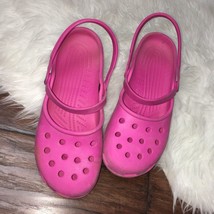 Crocs Womens Size 11 Mary Jane Pink - £18.86 GBP