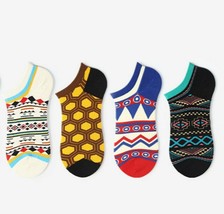 4 Pairs Unisex fashion cute Cotton Spring Summer Fall Soft Socks Couple socks - £8.31 GBP