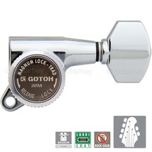 NEW Gotoh SG381-07 MGT L4+R2 Set Mini Locking Tuners Tuning Keys 4x2 - C... - £102.41 GBP
