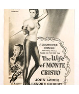 1946 The Wife Of Monte Cristo Movie Advertisement Alexandre Dumas Film D... - $28.05 CAD