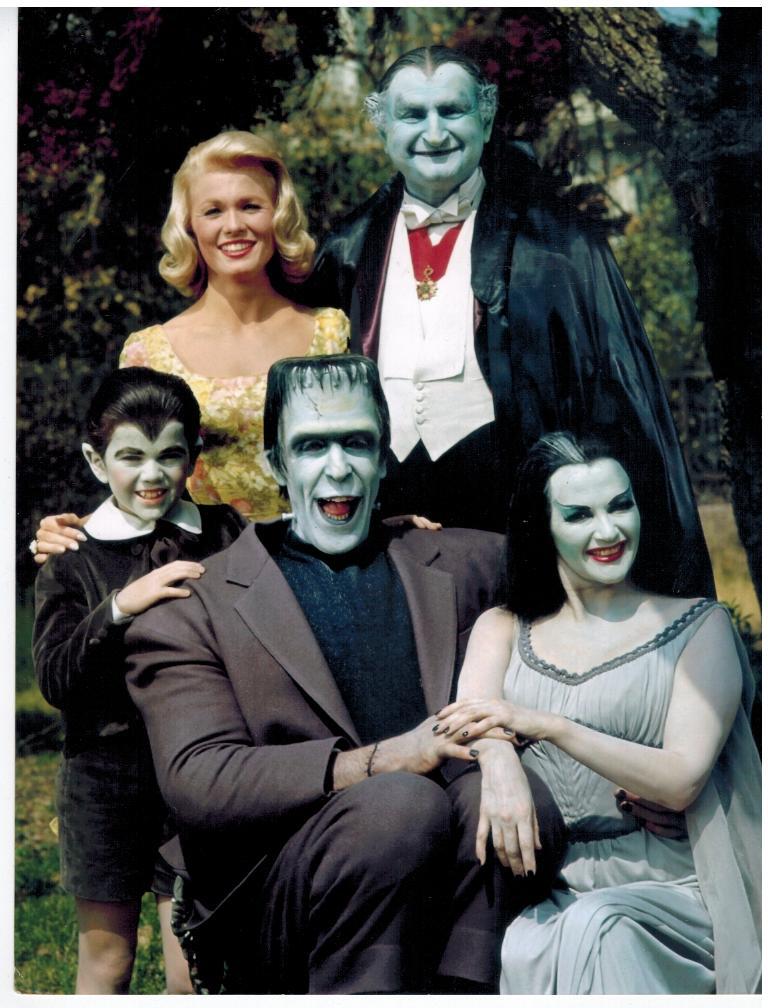 Munsters B Cast Gwynne Vintage 11X14 Color Matted Comedy TV Memorabilia Photo - $14.99