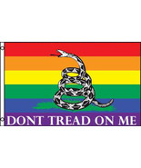 RAINBOW STRIP DONT TREAD ON ME #488 advertizing banner gay pride 3 x 5 s... - $11.59 CAD