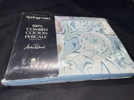 Springmaid Corsica by Andre Richard Twin Flat Sheet  66” x 96” New - $13.10