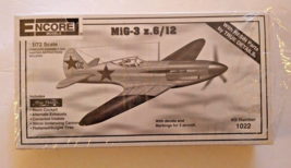Encore MiG-3 z.6/12 Model Kit #1022 Resin Parts, NOB - £12.12 GBP