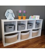 Bookcase Book Open-Shelves Storage Organizer for Home Office 7-Cube White - $898.60 MXN