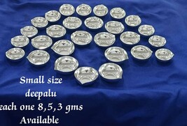 BIS HALLMARKED 925 Silver Agal Diya - pure silver gift items - Pack of 10 - €57,74 EUR+
