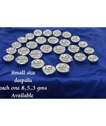 BIS HALLMARKED 925 Silver Agal Diya - pure silver gift items - Pack of 10 - £53.12 GBP+