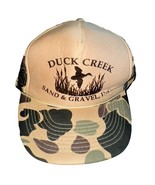 Vintage Duck Hunting Brown Camo Trucker Hat SnapBack Foam Mesh Water Fow... - $75.19 CAD