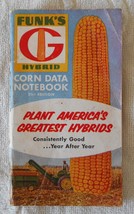Vintage Funks G Hybrid Corn Memo Note Book w/ 1959, 1960 &amp; 1961 Calendars - £6.27 GBP
