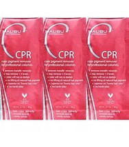 3 Malibu CPR Hair Color Remover and 3 Processing Caps Treatment Packets NEW - £35.33 GBP
