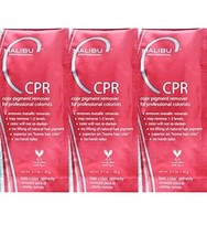 3 Malibu CPR Color Remover Stain Pigment Reducer Packets and 3 Processing Caps - £41.49 GBP