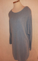 Michael Kors Size XL Gray Knit Scoop neck Sweater Dress - $18.69
