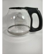 Mr Coffee 12 Cup Carafe Glass Replacement Decanter Pot Black Handle &amp; Li... - £10.15 GBP