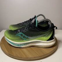 Saucony Endorphin Speed 2 Men&#39;s Size 7.5 Running Shoes Black Green Volt - £19.54 GBP