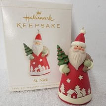 2006 Hallmark Keepsake Christmas Ornament ST. NICK Santa Claus Holiday D... - £7.56 GBP