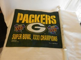 Authentic Rare 1996 Green Bay Packers Super Bowl XXXI Car Flag - £31.93 GBP