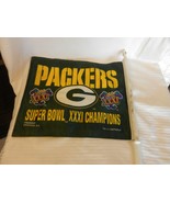 Authentic Rare 1996 Green Bay Packers Super Bowl XXXI Car Flag - £31.45 GBP