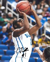 Elizabeth Williams Duke Blue Devils Atlanta Dream Signed Autographed 8X1... - £72.36 GBP