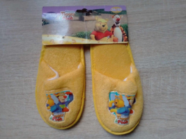Disney Winnie the Pooh Slippers ,Tiger and Pooh Yellow Shoes 28/29 - $9.28