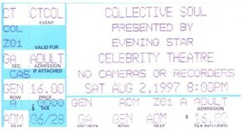 Collective Soul Ticket Stub August 2 1997 Phœnix Arizona - $34.63