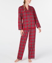 allbrand365 designer Womens Matching Brinkley Plaid Pajama Set, X-Large - £36.31 GBP